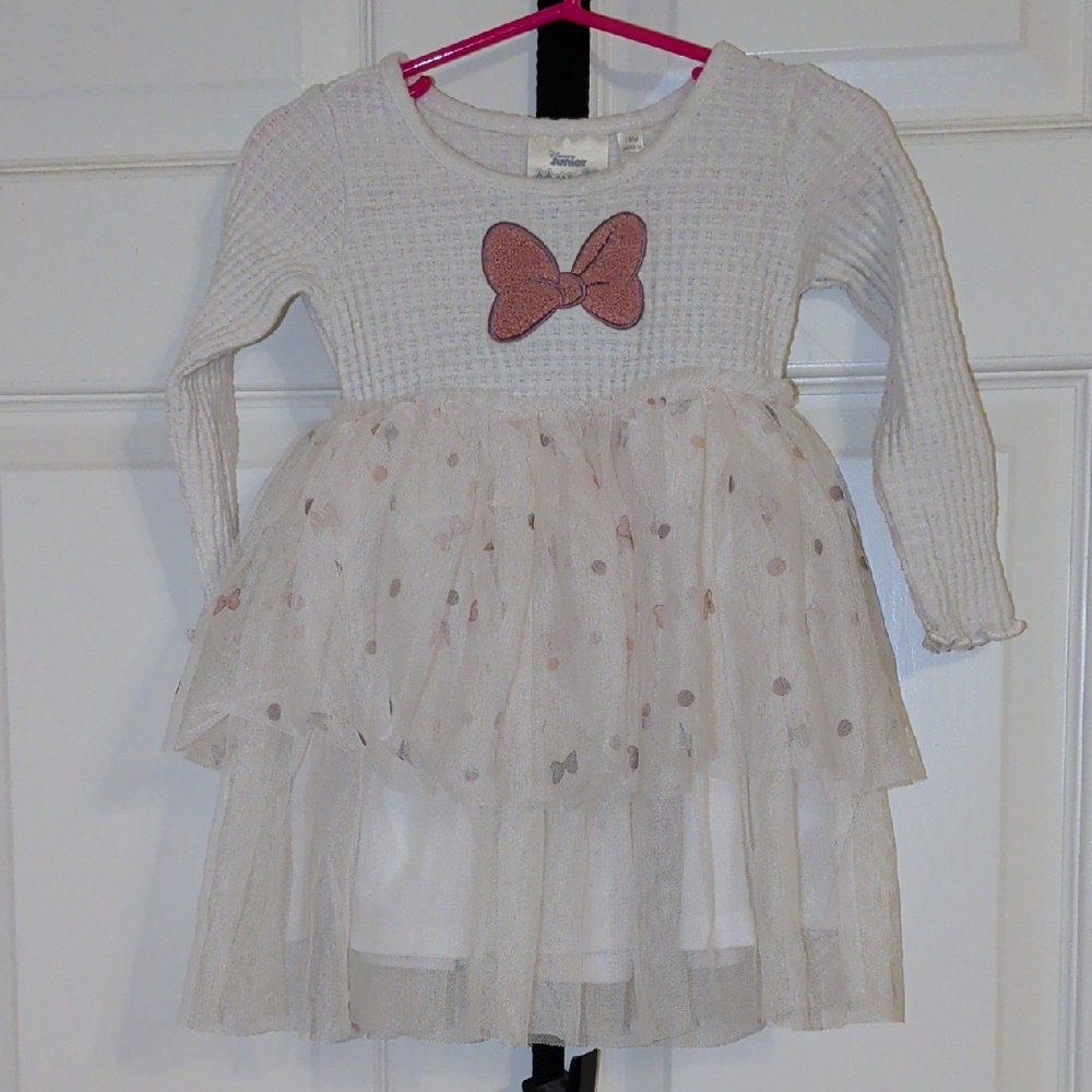 Disney Cream Tulle Bow Party Dress